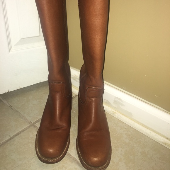 Frye Shoes - Frye Leather Knee High Boots. Size 7.5